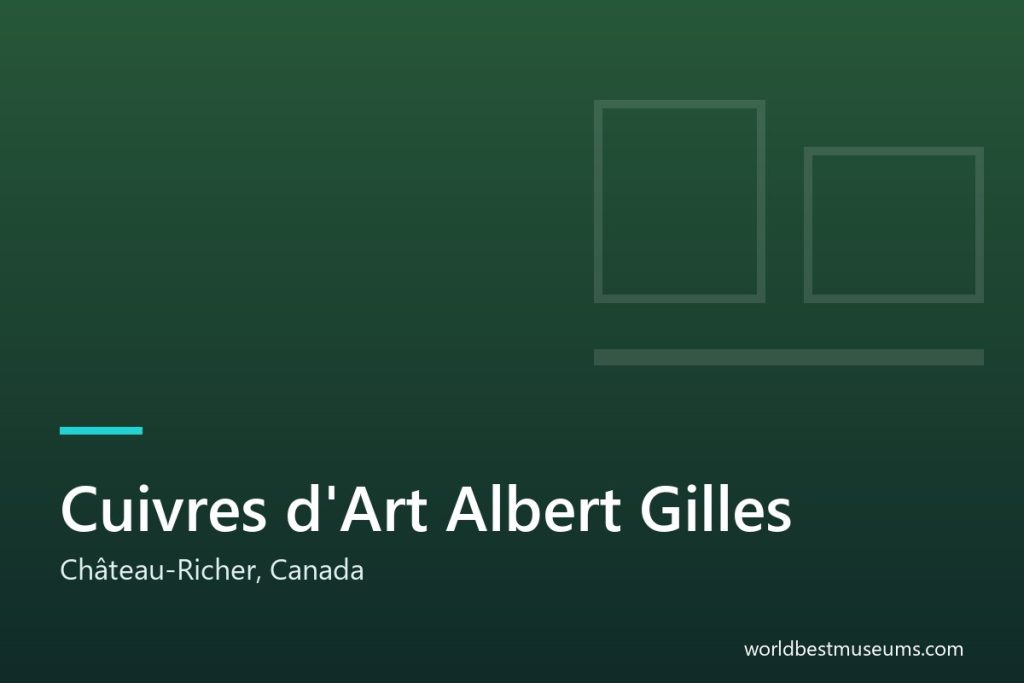 Cuivres d’Art Albert Gilles - World Best Museums cover