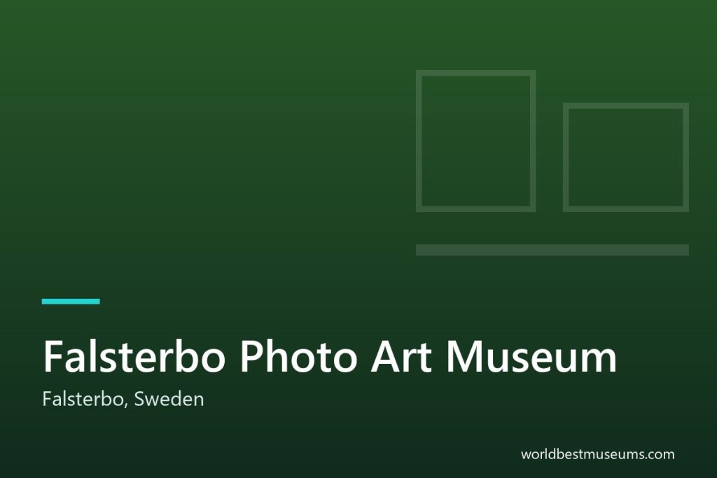 Falsterbo Photo Art Museum - World Best Museums cover