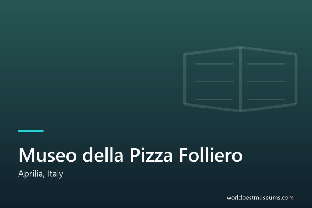 Museo della Pizza Folliero - World Best Museums cover