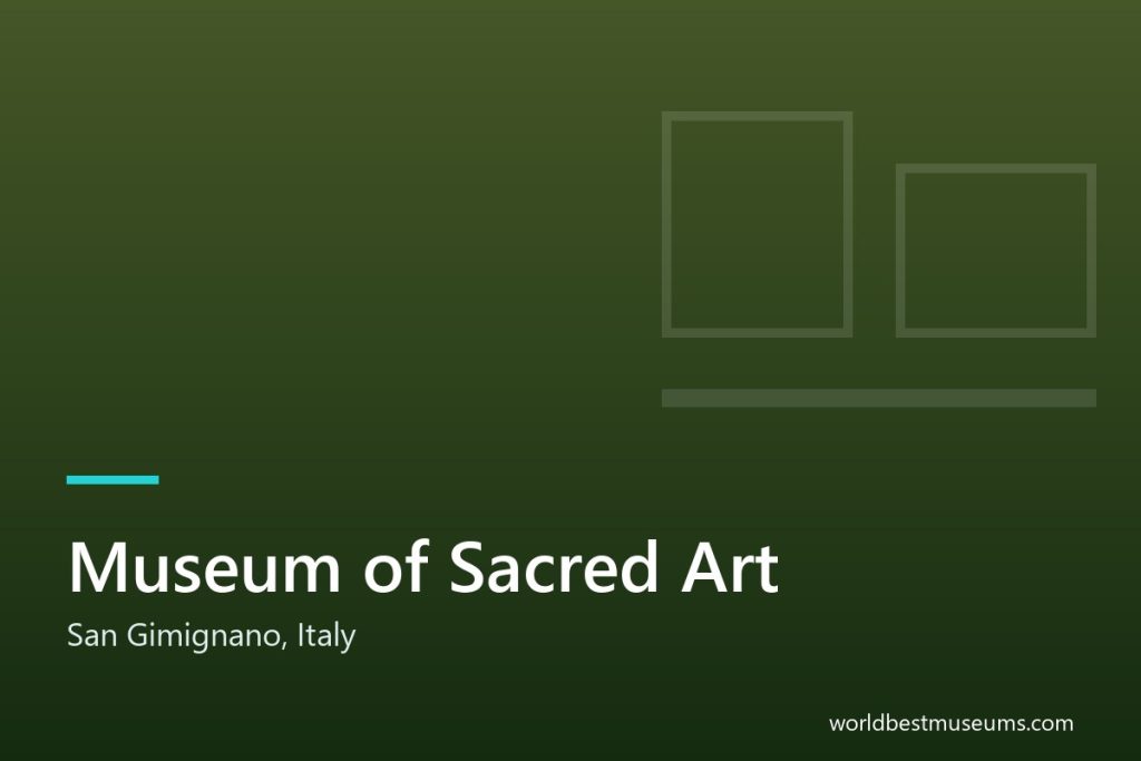 Museum of Sacred Art - World Best Museums cover