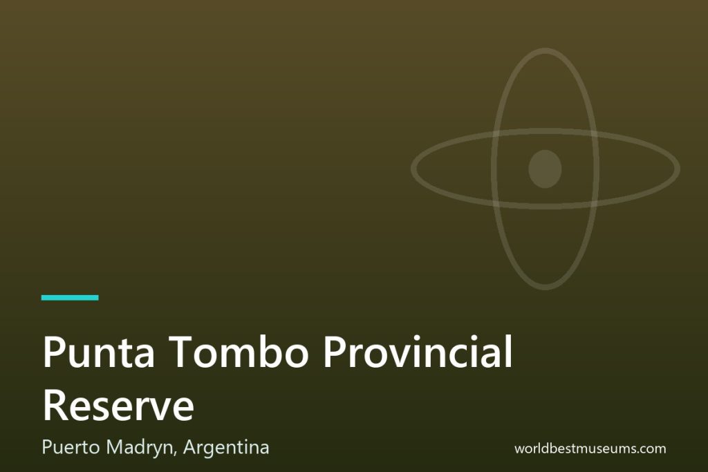 Punta Tombo Provincial Reserve - World Best Museums cover