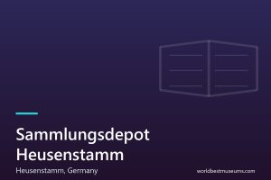 Sammlungsdepot Heusenstamm - World Best Museums cover
