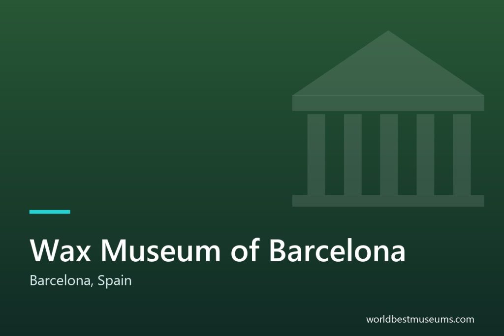 Wax Museum of Barcelona - World Best Museums cover